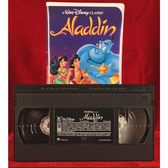 Aladdin Rare Disney's Black Diamond VHS - Picture 3 of 7